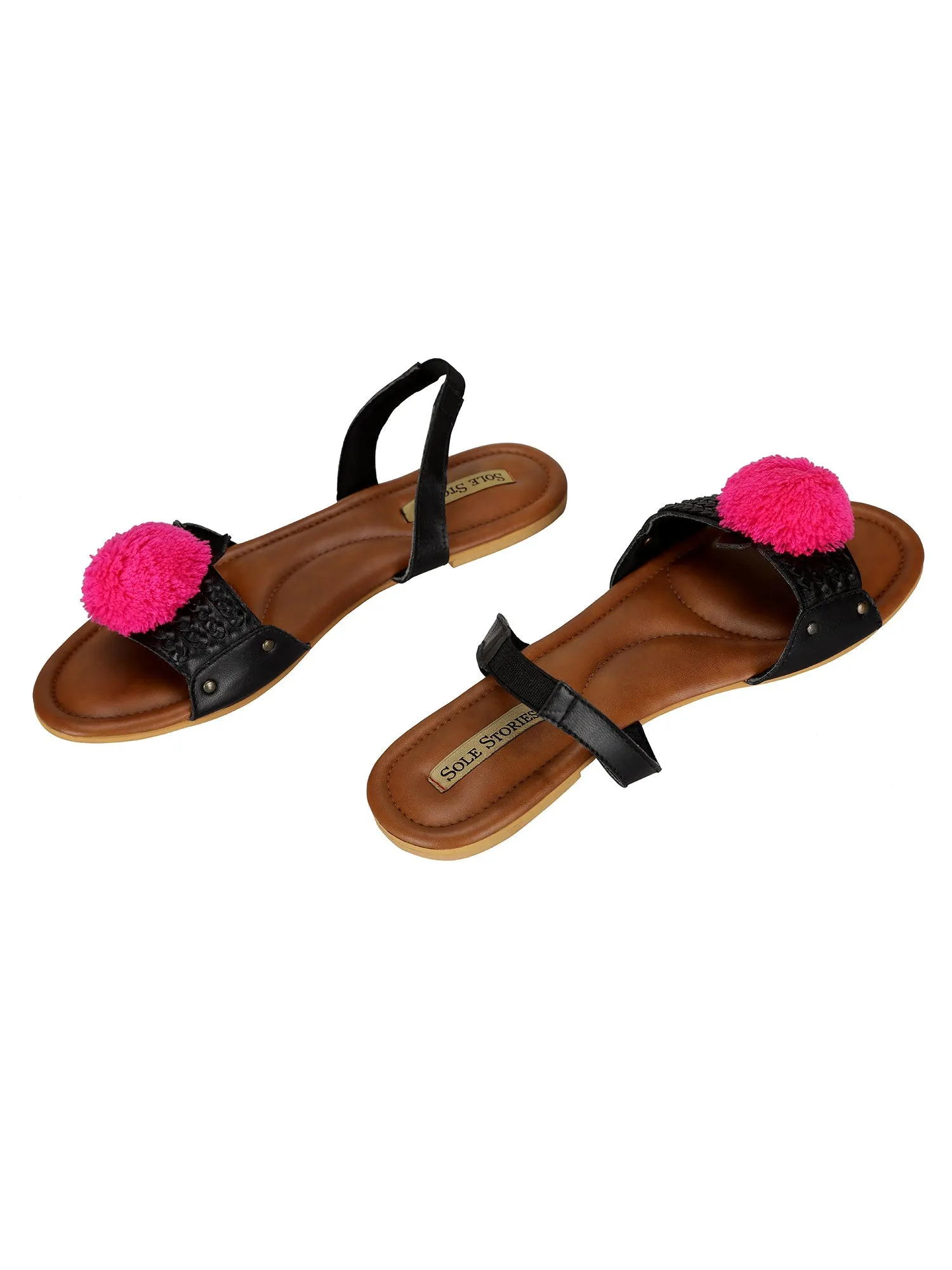 Flats-Criss Cross Black
