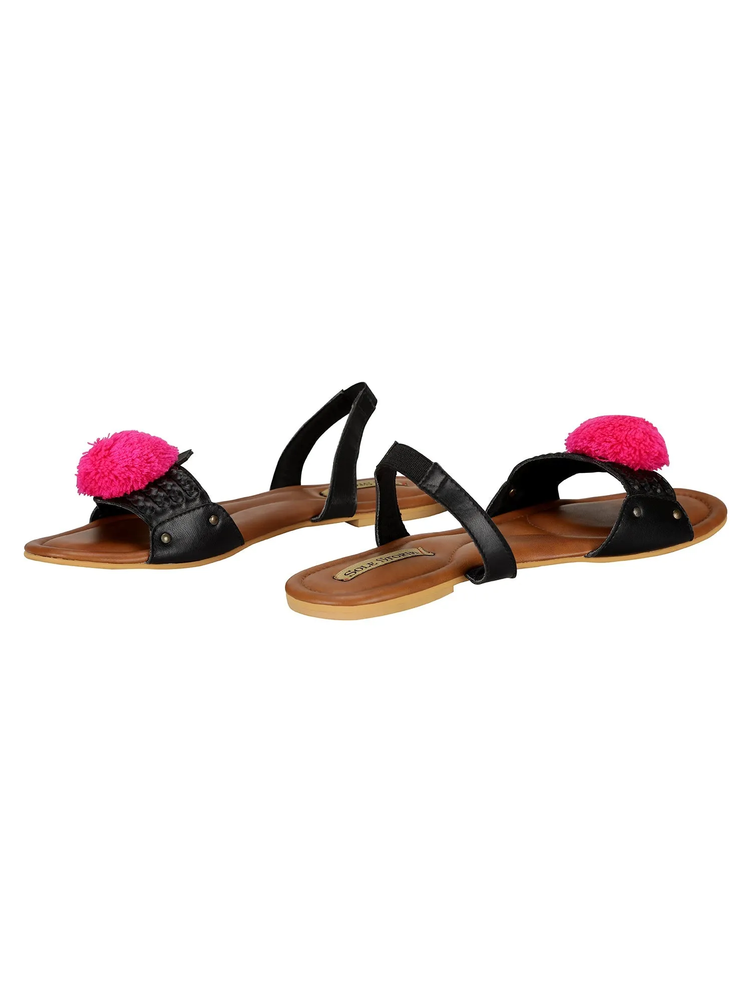 Flats-Criss Cross Black